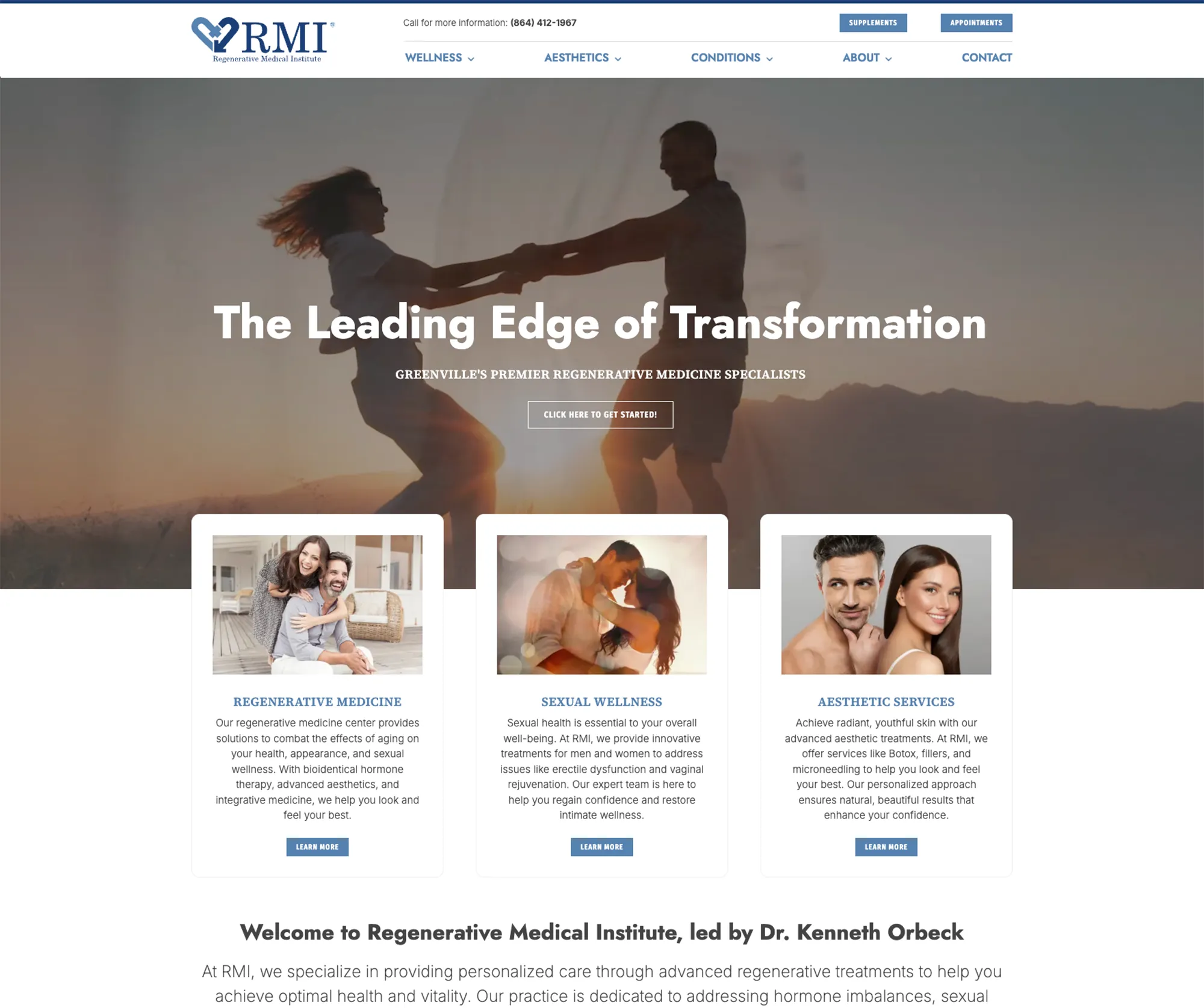 South Carolina Anti-Aging website,medical marketing, practiceperfect