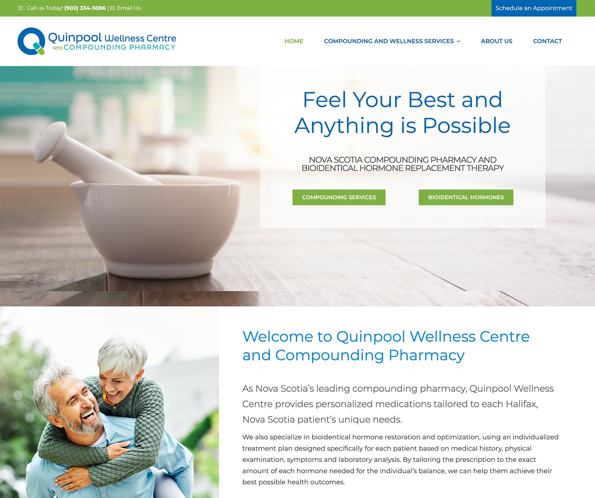 compounding pharmacy nova scotia quinpool wellness centre medical website design
